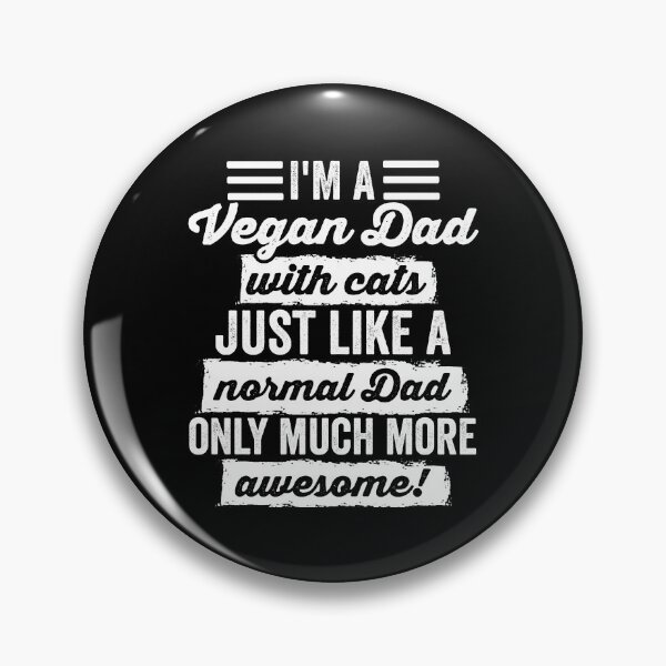 Item preview, I'm A Vegan Dad With Cats designed and sold by noahs-shop.