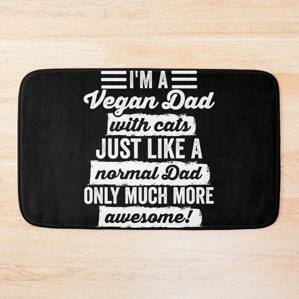 Item preview, I'm A Vegan Dad With Cats designed and sold by noahs-shop.