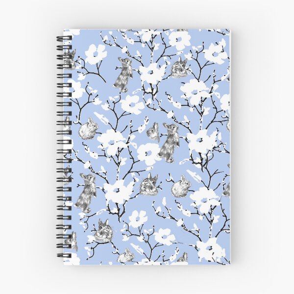 Item preview, The Little Easter Bunny Flop Blue Background designed and sold by Caroline Bochud.