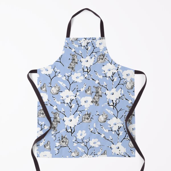 Item preview, The Little Easter Bunny Flop Blue Background designed and sold by Caroline Bochud.