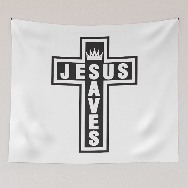 Item preview, Jesus saves designed and sold by plushism.