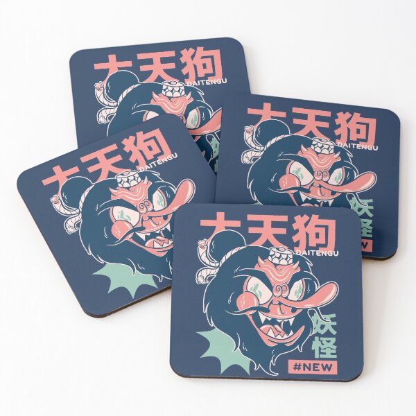 Item preview, Retro Japanese Daitengu Yokai Illustration | Japanese Folklore Creatures designed and sold by SLAG-Creative.