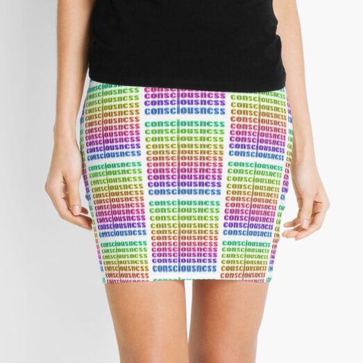 consciousness~CONSCIOUSNESS~consciousness Mini Skirt