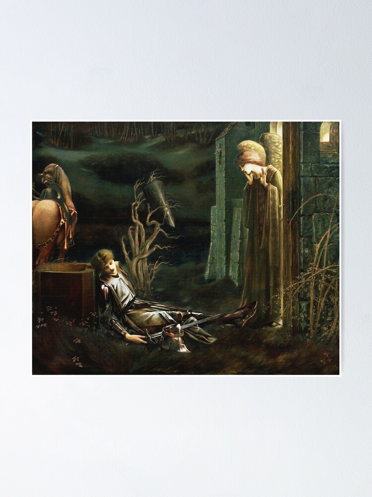 "Quest for the Holy Grail,Failure of Lancelot and Vision of the Angel" Poster for Sale by