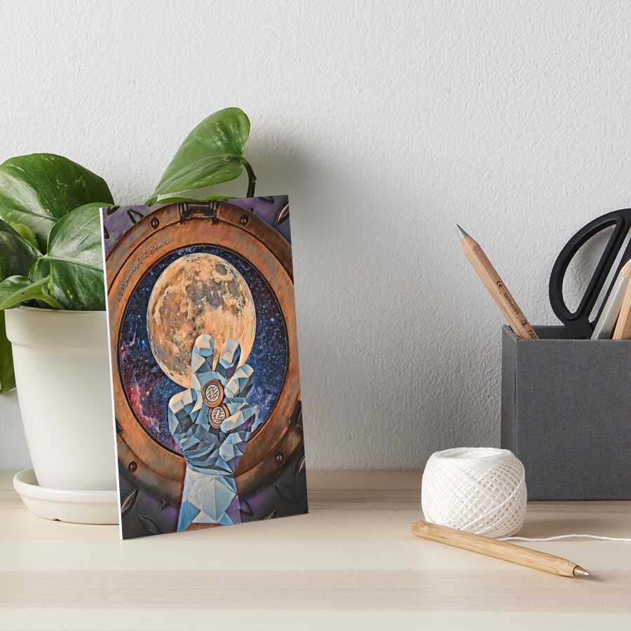 Item preview, Art Board Print designed and sold by MoonArtBear.