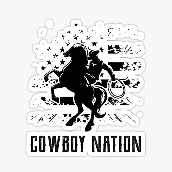 Wyoming Cowboys Nation Flag Cowboys Nation Flag Sticker