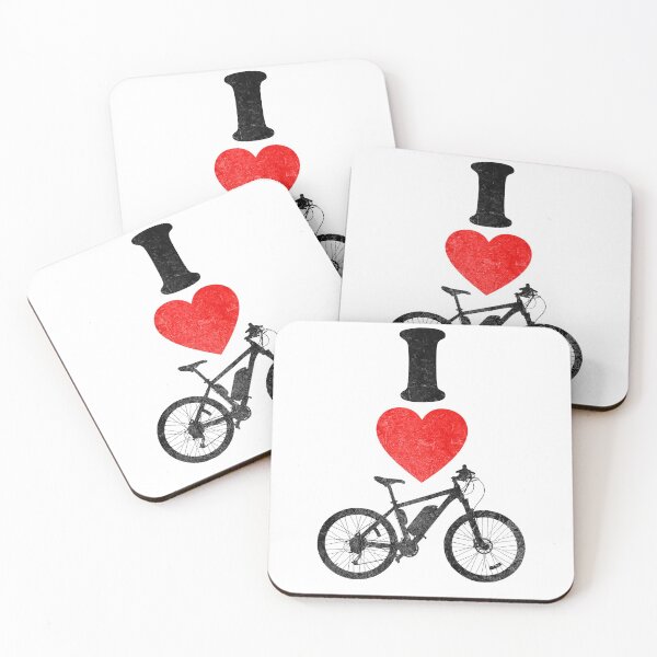 Item preview, I heart bike love cycling hobby retro designed and sold by DerNerd.