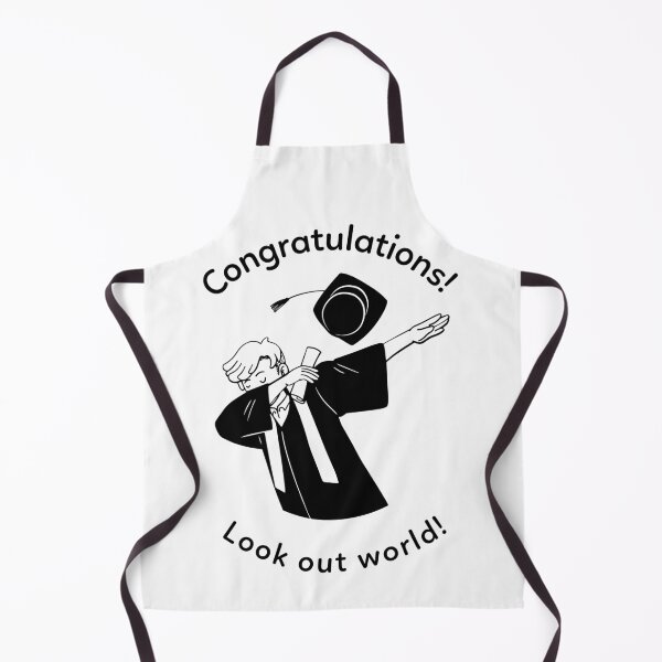 Item preview, Congratulations! Look out world! designed and sold by PorchVeranda.