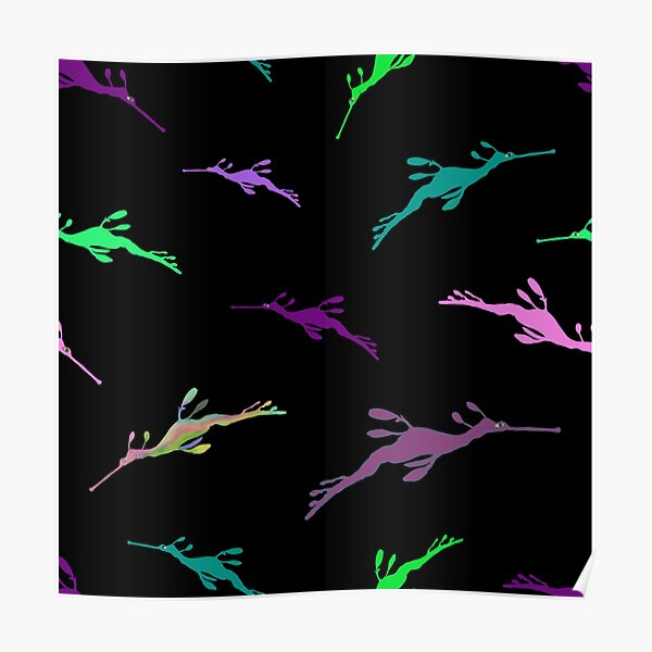 Weedy Sea Dragons Repeat Poster