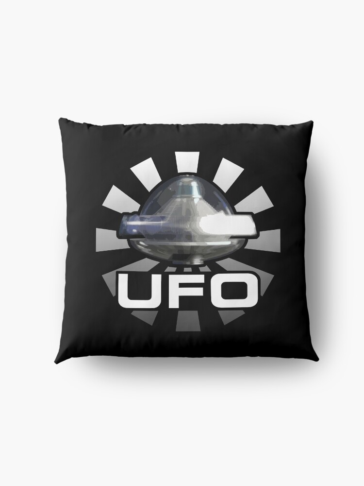 Alternate view of Gerry Anderson's UFO - ALIEN SPACECRAFT Floor Pillow