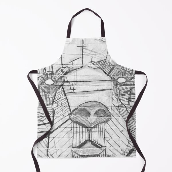 Item preview, Grizzly Bear, Black and White Line Art designed and sold by SquishStitches.