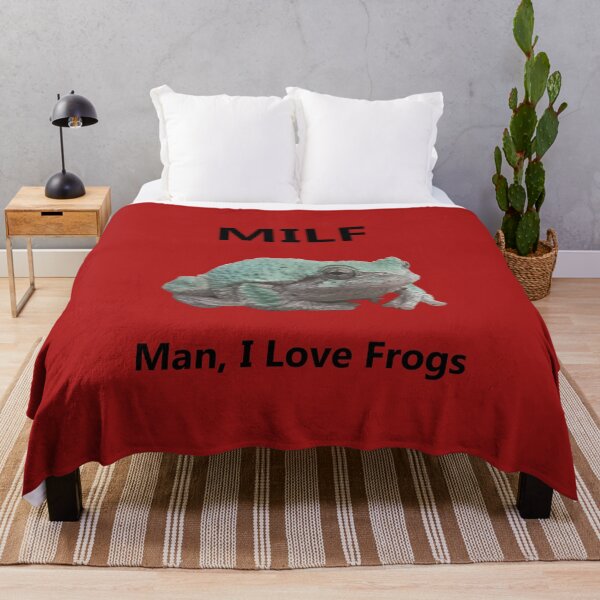 Item preview, Man I love Frogs (MILF) designed and sold by VariousLizards.
