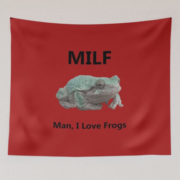 Item preview, Man I love Frogs (MILF) designed and sold by VariousLizards.