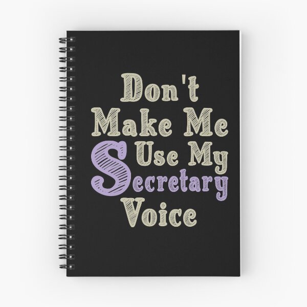 Item preview, Don't Make Me Use My Secretary Voice, Cute Funny Gift Idea For Secretaries designed and sold by awesomedraw.