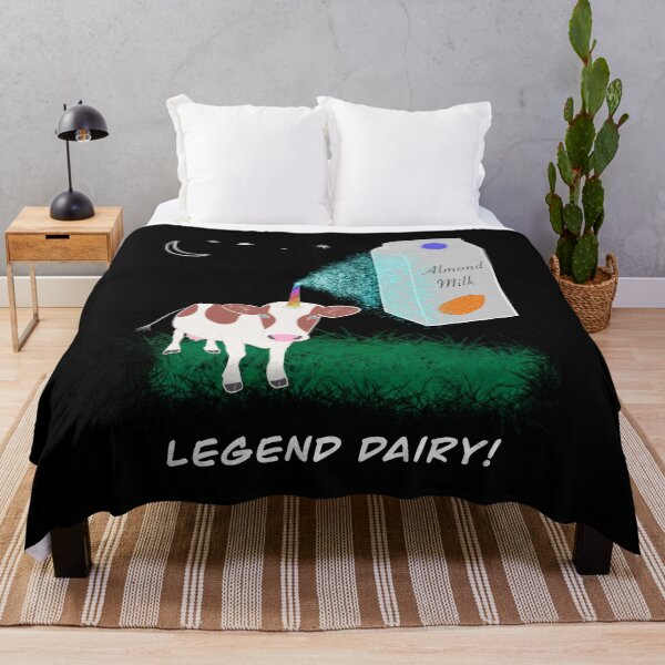 Item preview, Cartoon Unicorn Cow and Almond Milk - Legend Dairy! designed and sold by Cosmic-Ferret.