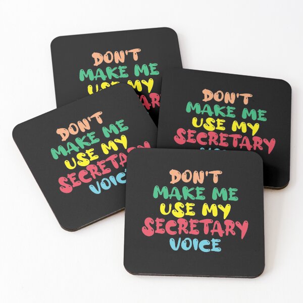 Item preview, Don't Make Me Use My Secretary Voice, Cute Funny Gift Idea For Secretaries designed and sold by awesomedraw.