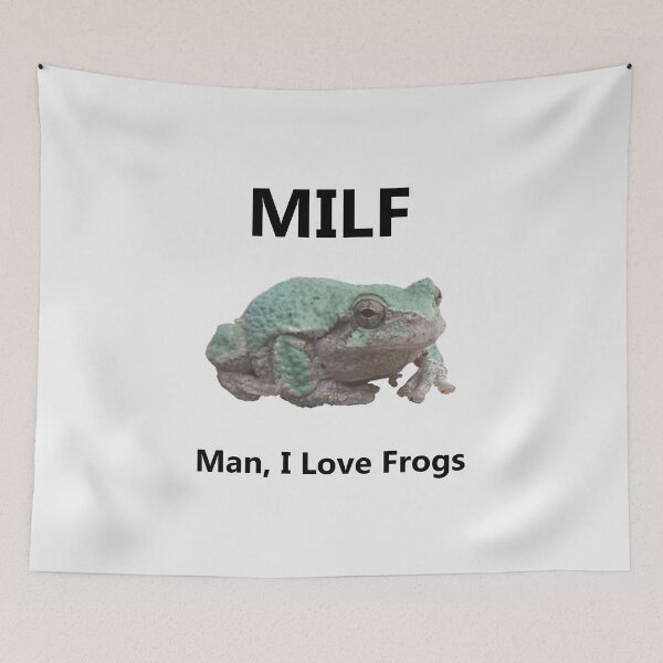 Item preview, Man I love Frogs (MILF)  designed and sold by VariousLizards.