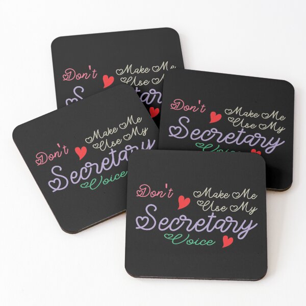 Item preview, Don't Make Me Use My Secretary Voice, Cute Funny Gift Idea For Secretaries designed and sold by awesomedraw.