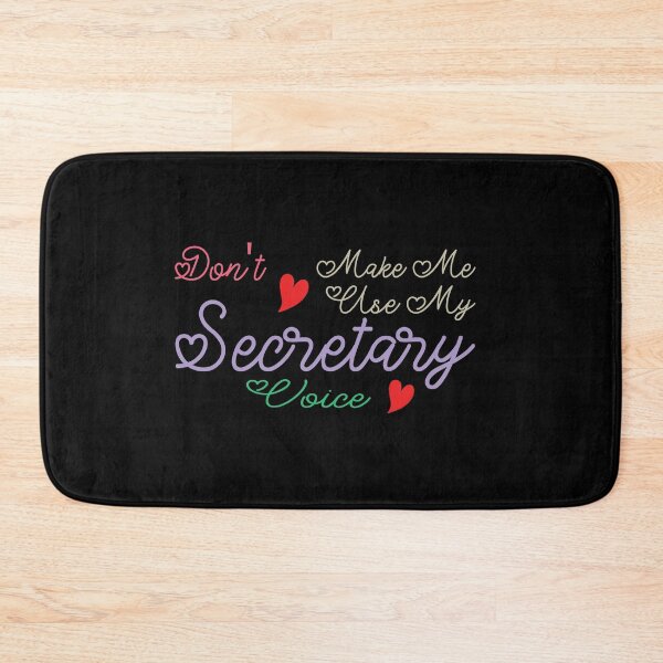 Item preview, Don't Make Me Use My Secretary Voice, Cute Funny Gift Idea For Secretaries designed and sold by awesomedraw.