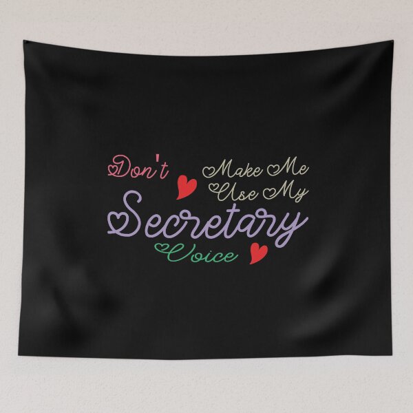 Item preview, Don't Make Me Use My Secretary Voice, Cute Funny Gift Idea For Secretaries designed and sold by awesomedraw.