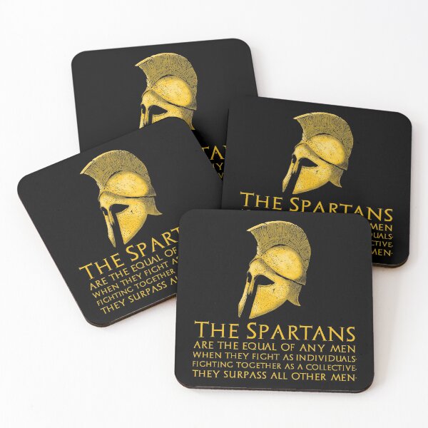 Item preview, Ancient Greek Quote - The Spartans are the equal of any men when they fight as individuals; fighting together as a collective, they surpass all other men. designed and sold by Styrman.