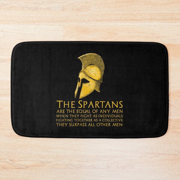 Item preview, Ancient Greek Quote - The Spartans are the equal of any men when they fight as individuals; fighting together as a collective, they surpass all other men. designed and sold by Styrman.