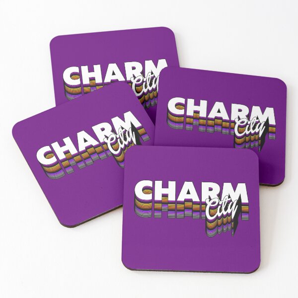 Item preview, Charm City ))(( Baltimore City Pride Retro Font designed and sold by acquiesce13.