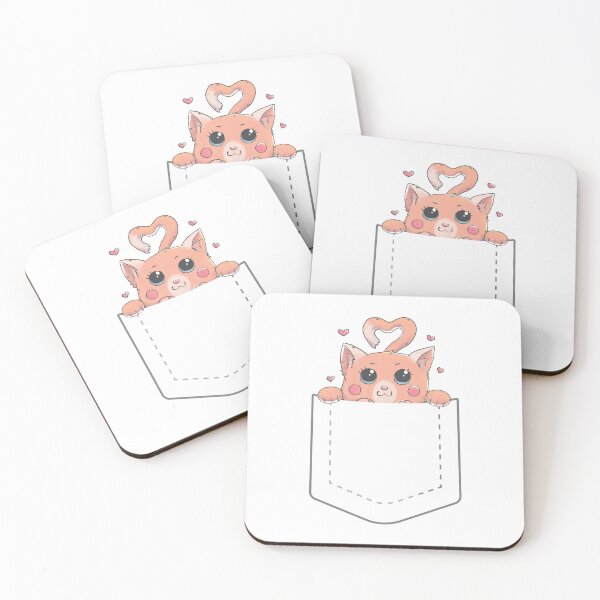 Item preview, Cute Pink Pocket Cat Gift designed and sold by Aleodor.
