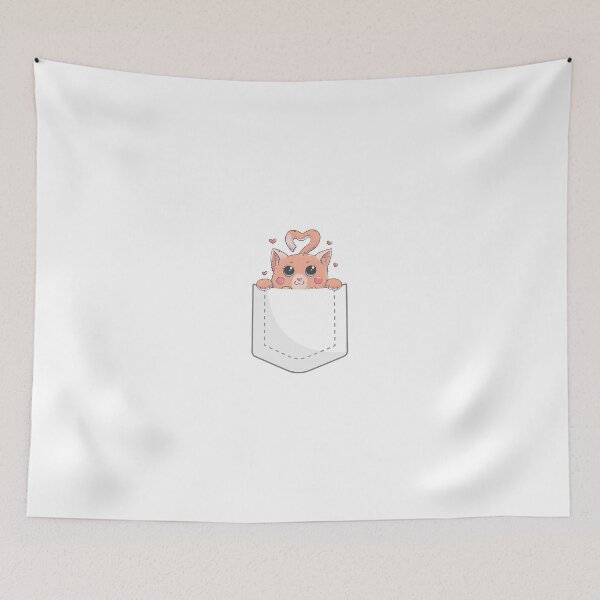 Item preview, Cute Pink Pocket Cat Gift designed and sold by Aleodor.