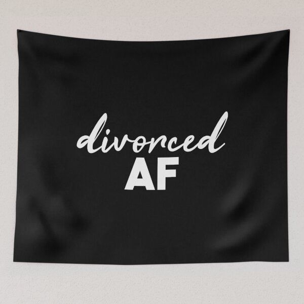 Item preview, Divorced AF, Divorce Support, Divorce Party designed and sold by jacks-tees.