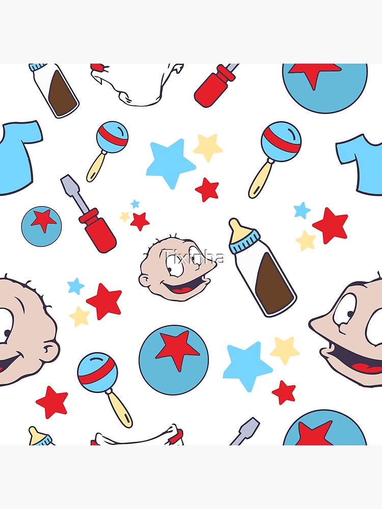 "Rugrats Tommy Pickles Pattern" Poster for Sale by Tixinha Redbubble