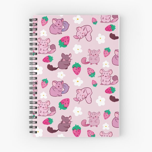Item preview, Chinchilla- Cute Pink and White Cartoon Animal Pattern designed and sold by TheRainbowRoom.