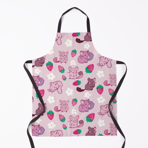 Item preview, Chinchilla- Cute Pink and White Cartoon Animal Pattern designed and sold by TheRainbowRoom.