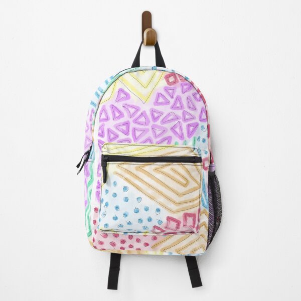 Item preview, Multi color geometric college  designed and sold by Mitchell Sisters.
