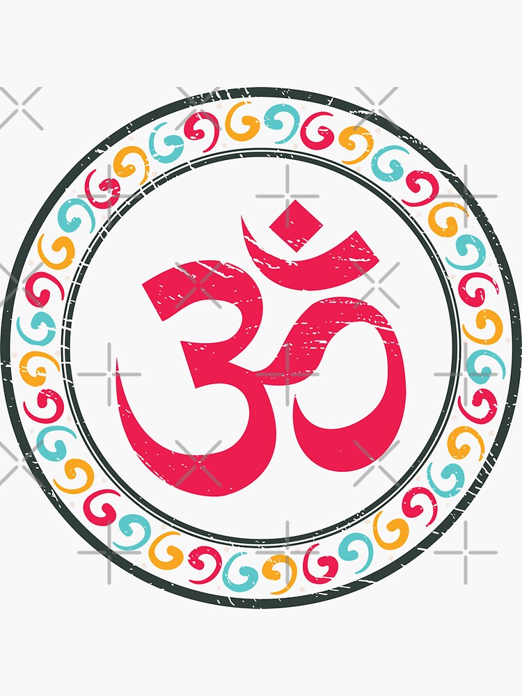 "Yoga OM Symbol" Sticker for Sale by SweetLog Redbubble
