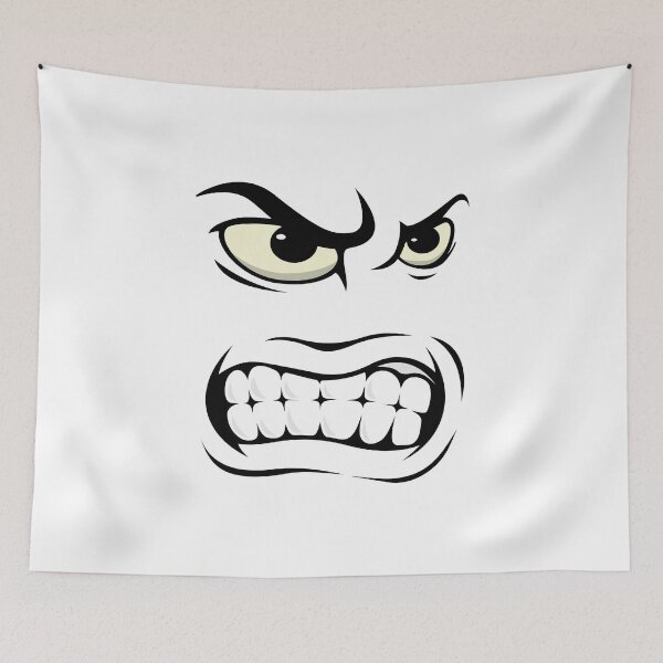 Item preview, Furious face designed and sold by CrazyHowCool.