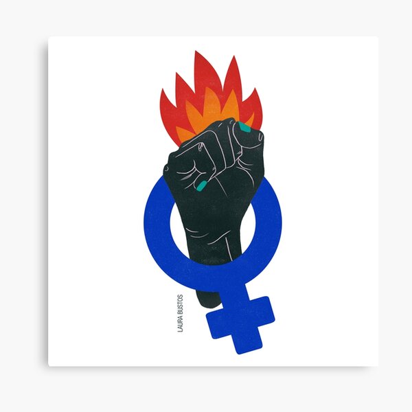 The feminist struggle Canvas Print