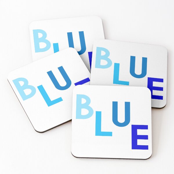 Item preview, In April we wear BLUE, endless pattern,Blues designed and sold by bubbley2021.