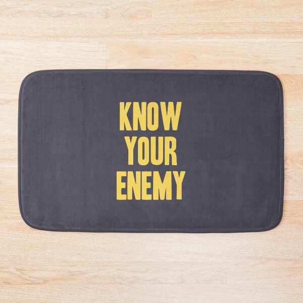 Item preview, Know Your Enemy, mustard designed and sold by perezzzoso.