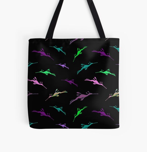 Weedy Sea Dragons Repeat All Over Print Tote Bag