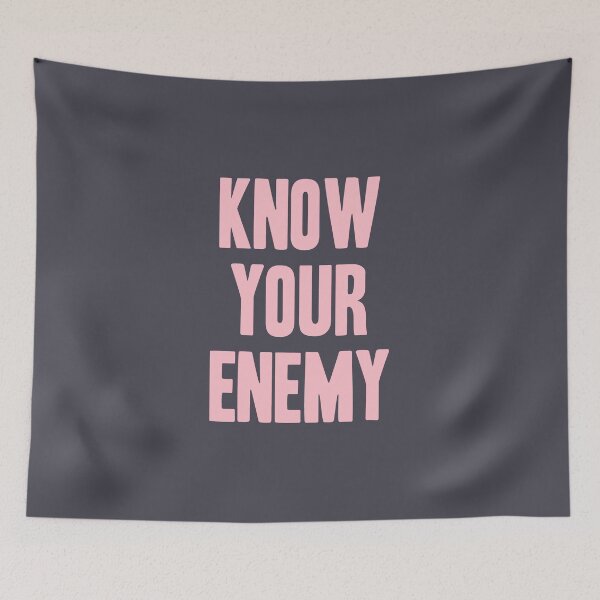 Item preview, Know Your Enemy, pink designed and sold by perezzzoso.