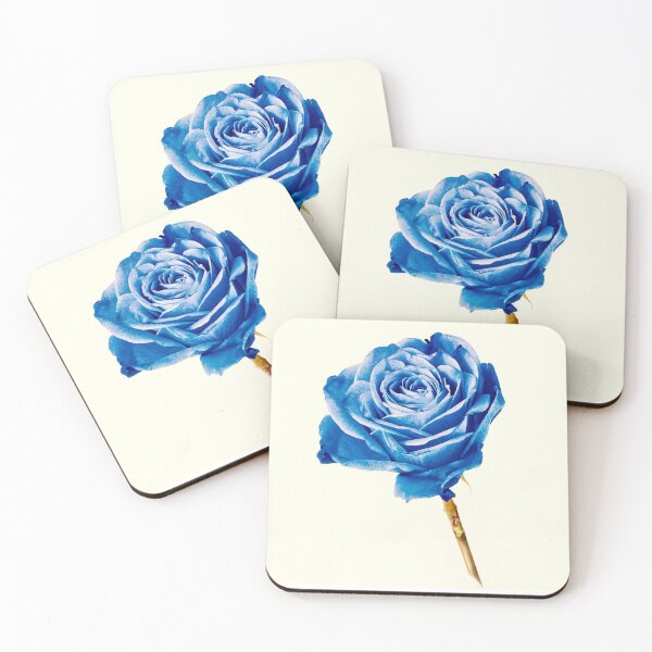 Item preview, Blue rose stillife on cream designed and sold by melaniesharp.