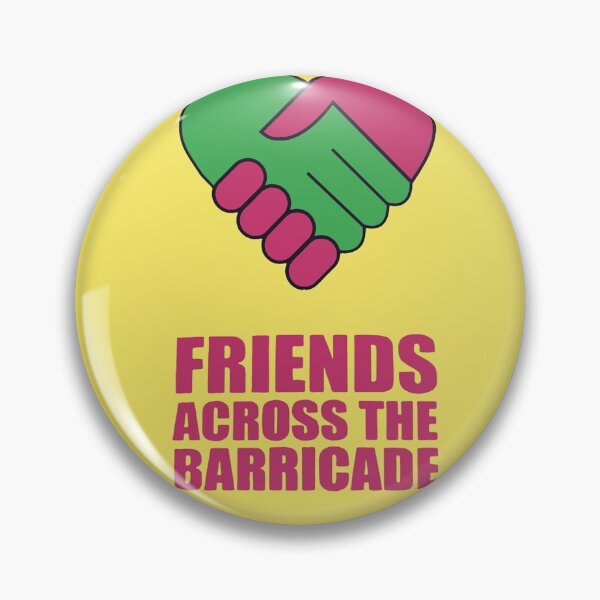 Friends across the barricade. Derry Girls, TV Show, Netflix Pin