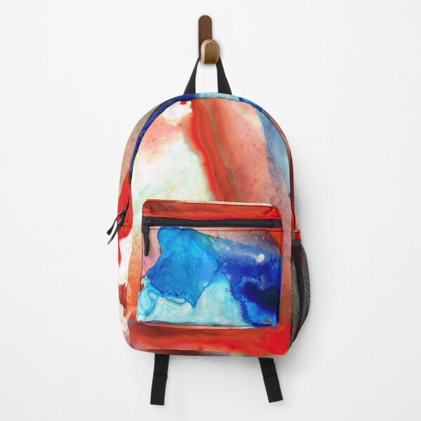 Item preview, Red and Blue Modern Abstract Art - Apostrophe - Sharon Cummings designed and sold by Sharon Cummings Art.
