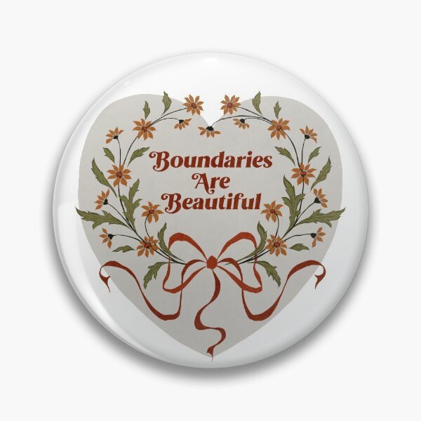 Item preview, Boundaries Are Beautiful designed and sold by fabfeminist.