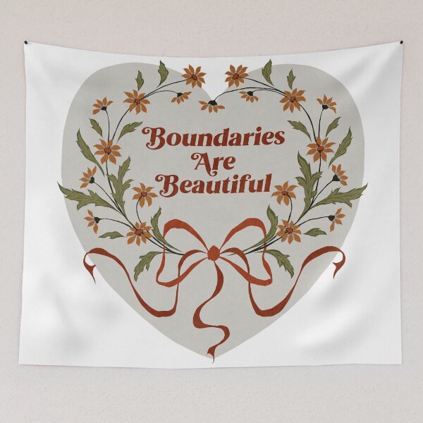 Item preview, Boundaries Are Beautiful designed and sold by fabfeminist.