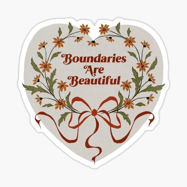Item preview, Boundaries Are Beautiful designed and sold by fabfeminist.