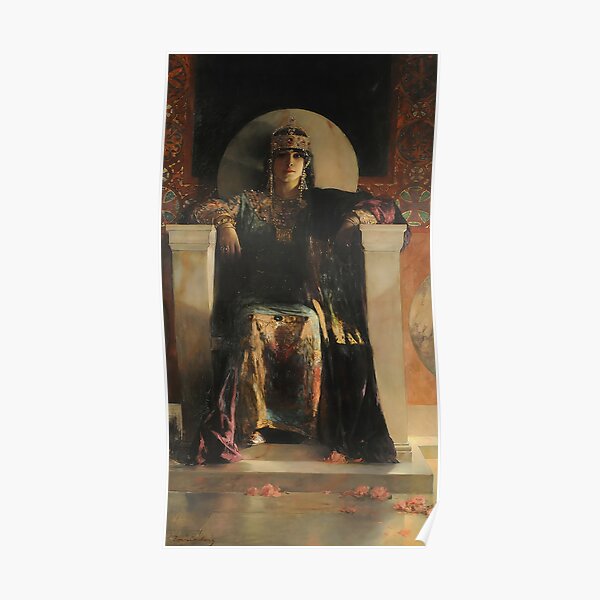 Saint Empress Theodora Enthroned-Jean Joseph Benjamin-Constant Poster