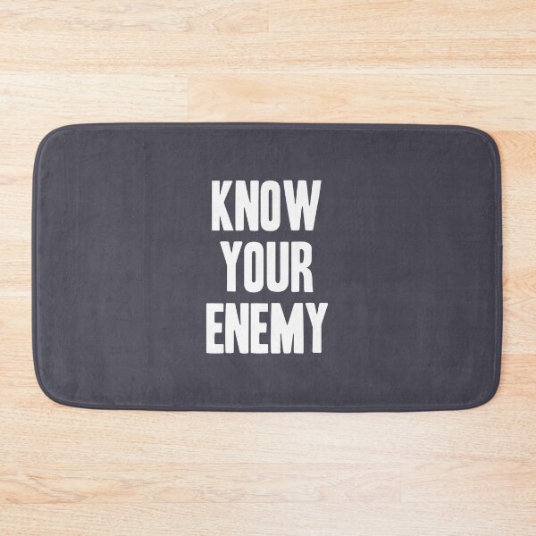 Item preview, Know Your Enemy, white designed and sold by perezzzoso.