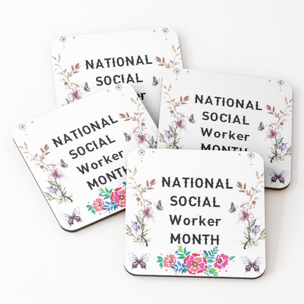 Item preview, National Social Worker Month designed and sold by Perlashop1.